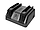 Getac External Dual Bay Main / 2nd + Main / 2nd Battery Charger with AC Adapter (UK) for S410 G4/5 GCMCKJ